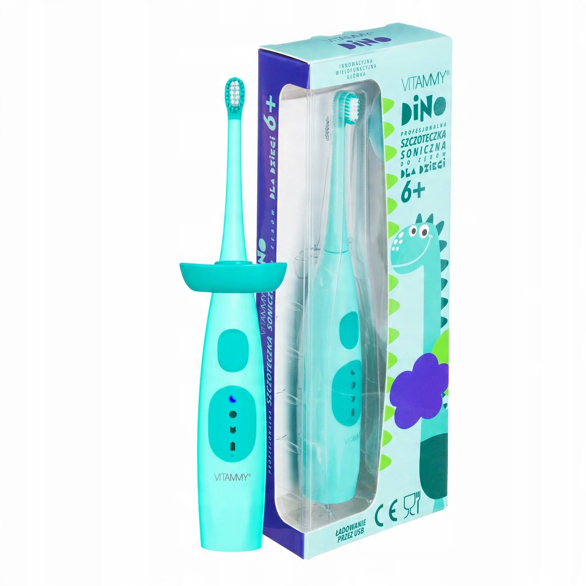 

Szczoteczka soniczna dla dzieci 6+ Usb Timer 3TRYB