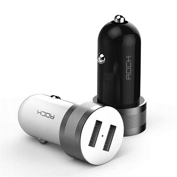 

Ładowarka Samochodowa Rock Sitor Plus 2xUSB iPhone