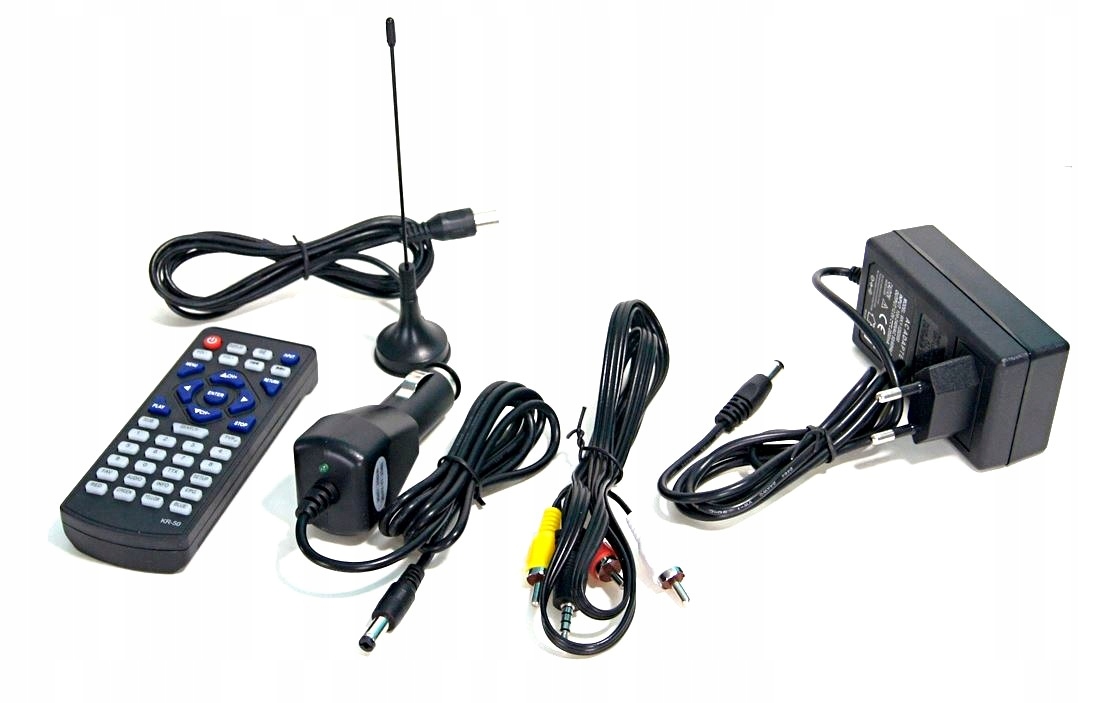 TELEWIZOR SAMOCHODOWY 24V TIR 14' DVB-T2 H.265 USB Model TELEWIZOR PRZENOŚNY NVOX DVB14T