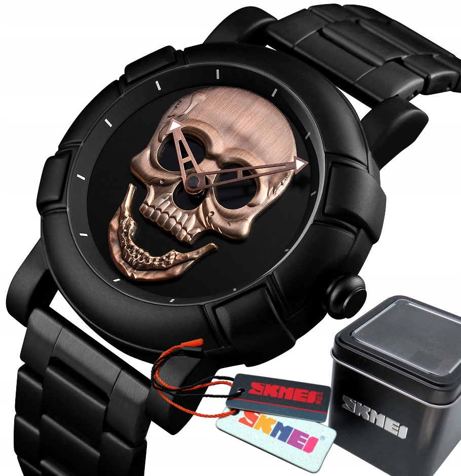 

Zegarek Męski Skmei Trupia Czaszka Nowy Model 2020