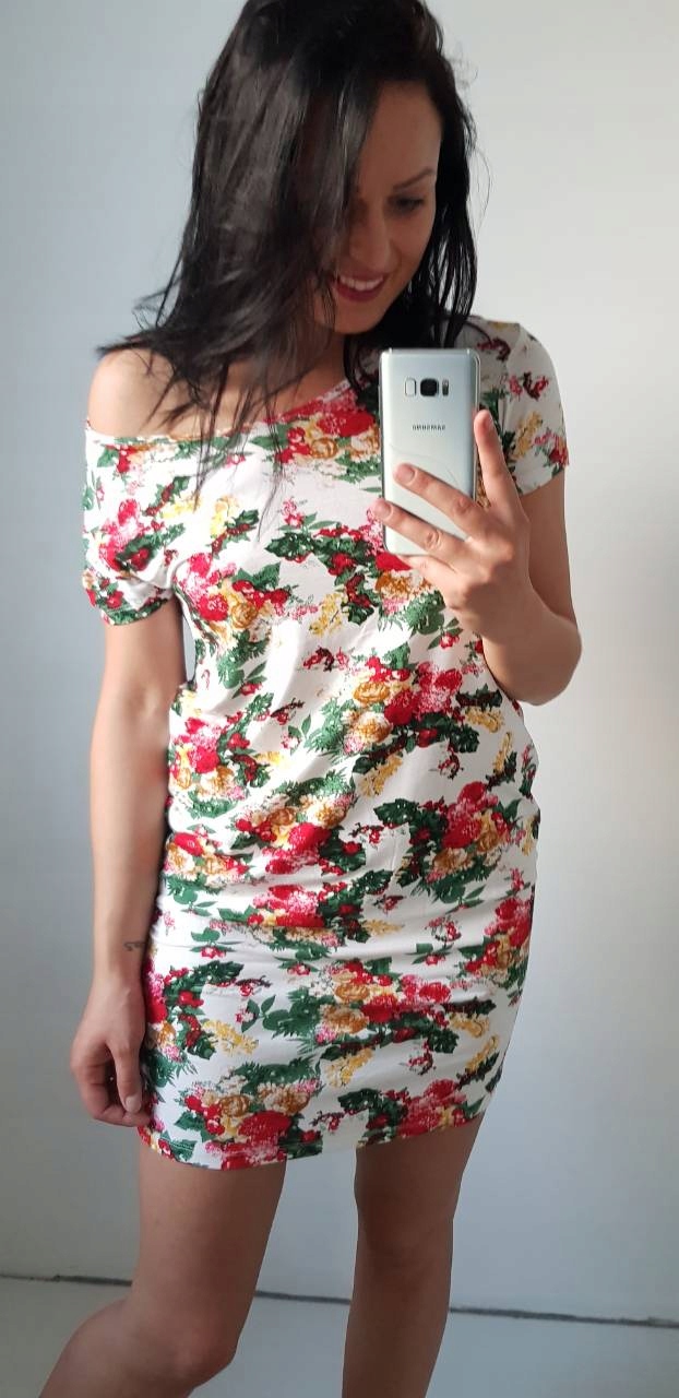 

Sukienka Benter - Kolorowe Kwiaty r.XL (61760)