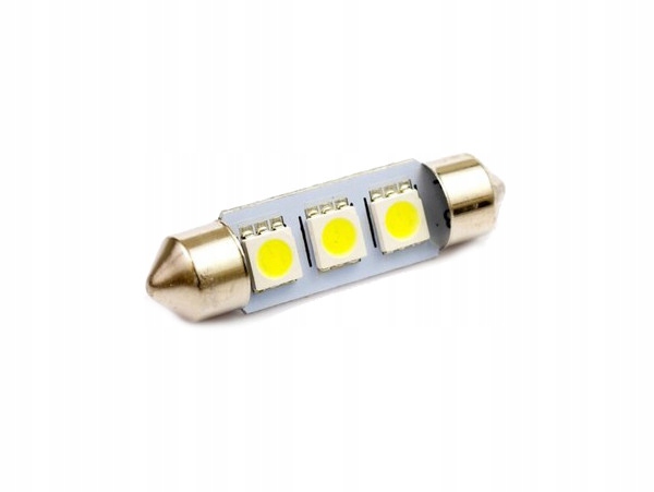 

Żarówka rurkowa Led C5W C10W 39mm 3x dioda 5050