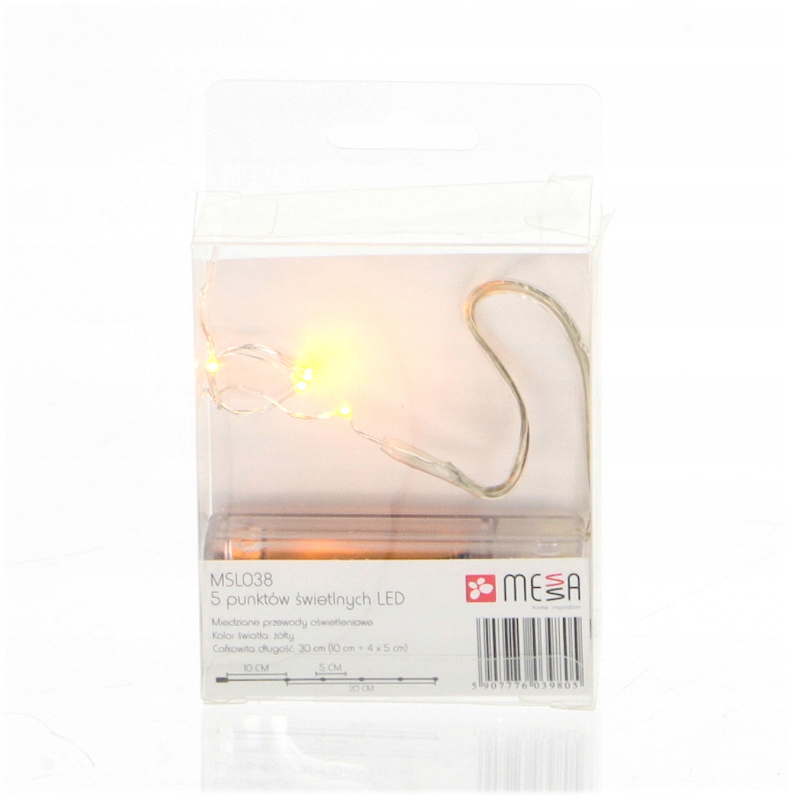 LAMPKI 5 LED DEKORACYJNE DRUT ŚWIETLNY ARANŻACJE