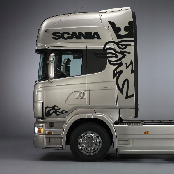 

Naklejki Scania Gryf duże 200cm napisy płomienie
