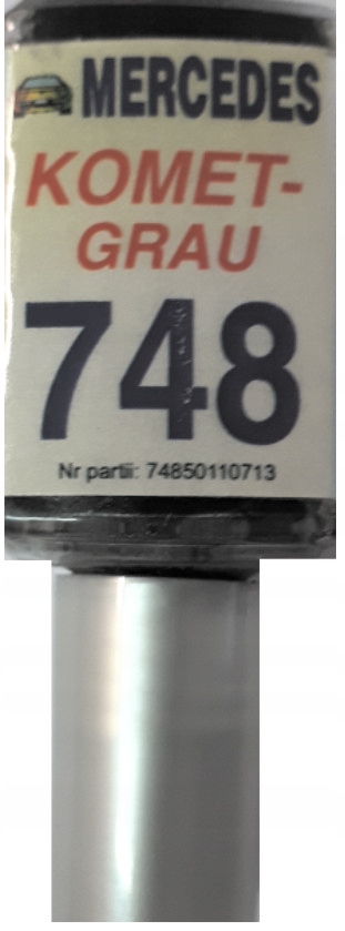 MERCEDES 748 KOMETGRAU LAKIER SAMOCHODOWY ZAPRAWKA DO RYS 10 ML ARASYSTEM