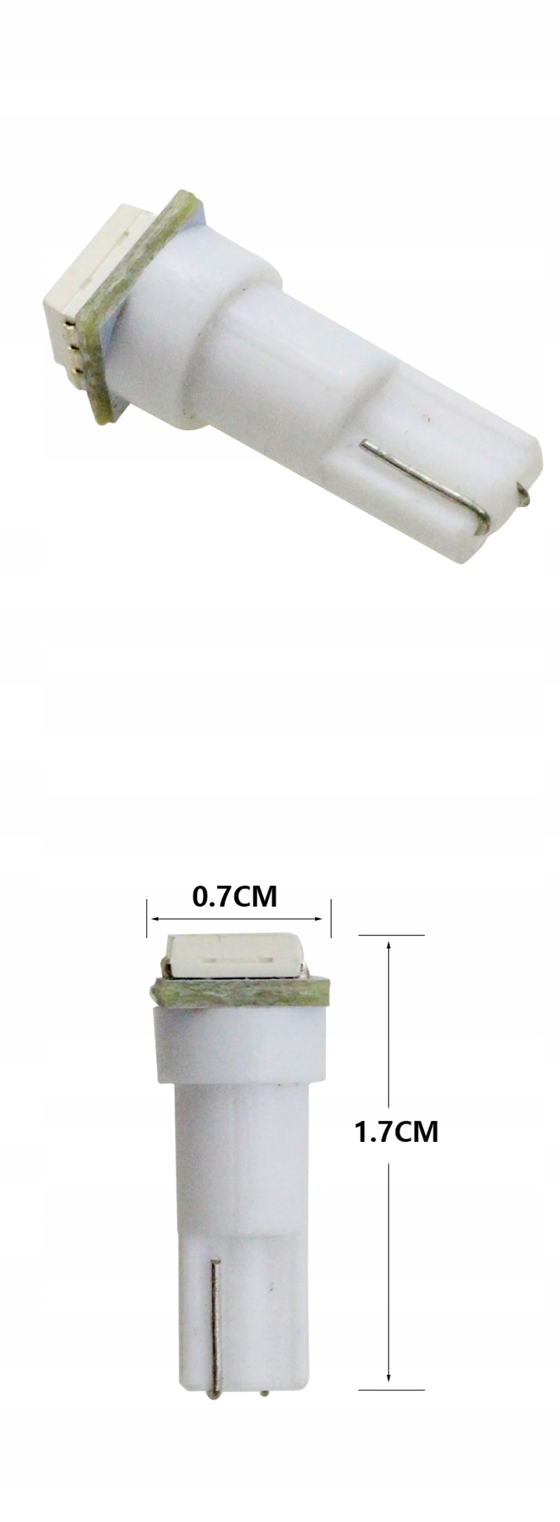 ŻARÓWKA LED T5 T5W R5 SMD 5050 W1,2W LICZNIK ZEGAR Typ Inny