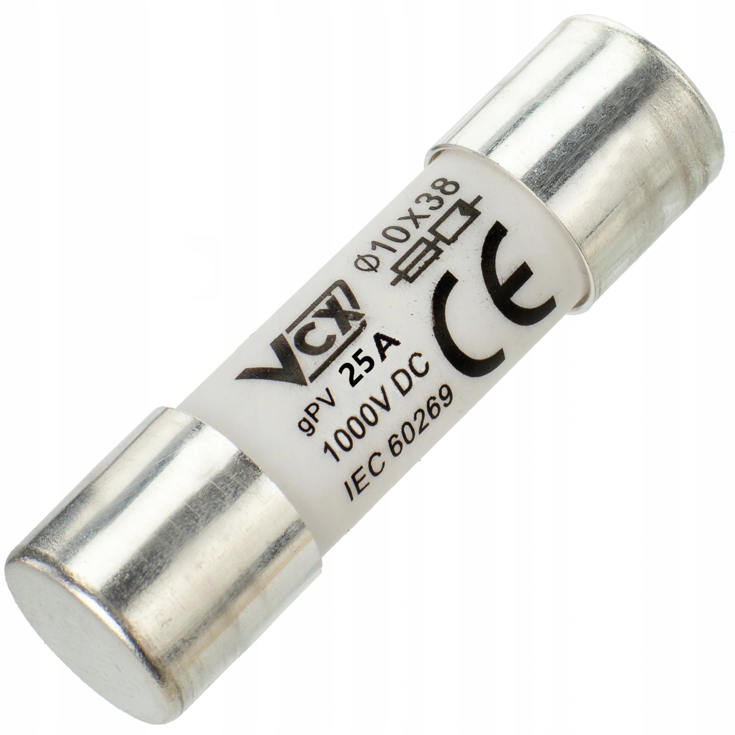 

Wkładka bezpiecznikowa solarna 10x38 1000V DC 25A