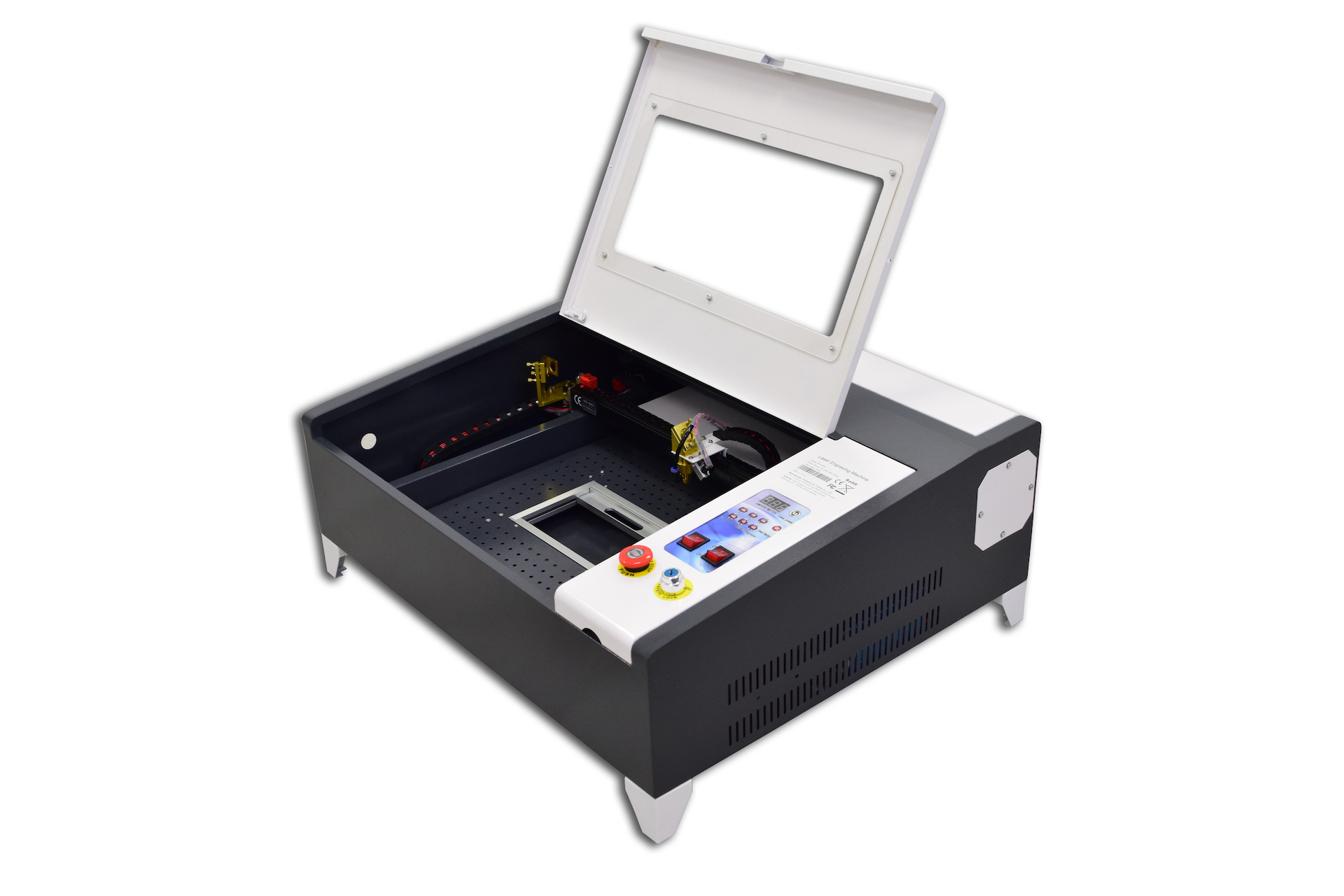 

Ploter Laserowy CO2 40x40cm 40W Dodatki Grawerka