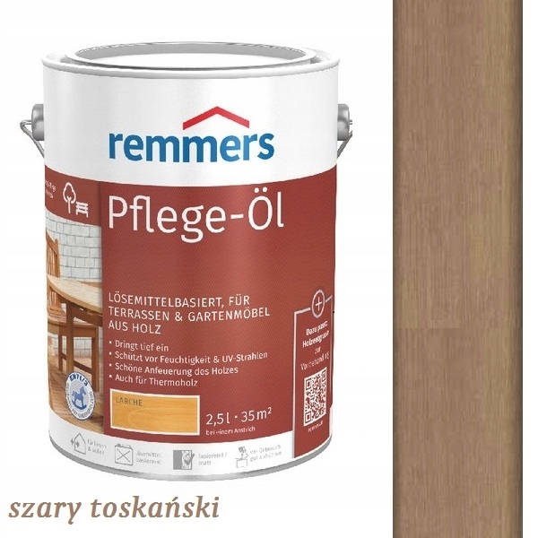 

Pflege-ol Olej Tarasowy Remmers 5l Szary Toskański