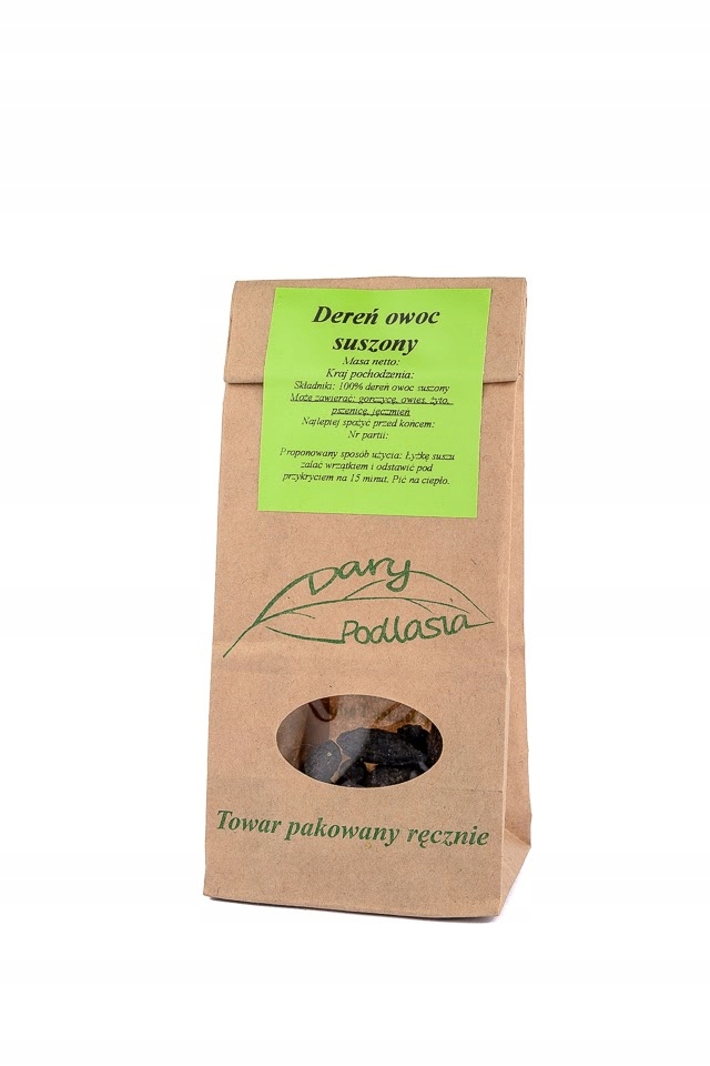 

Dereń jadalny owoc derenia - 500g - Dary Podlasia
