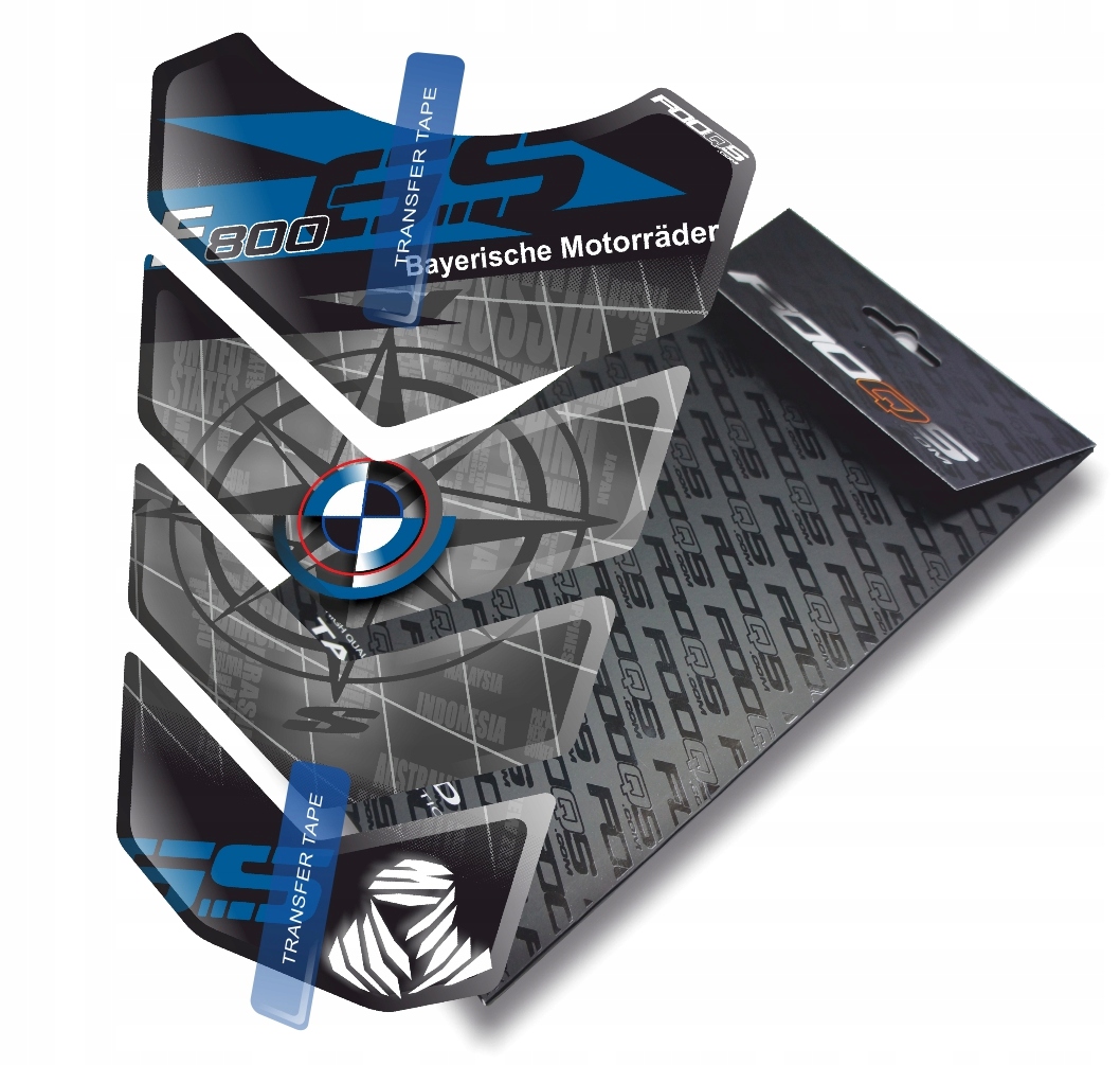 Tank-pad od firmy Fooqs pro Bmw F-800-GS F800GS F800 Modrý