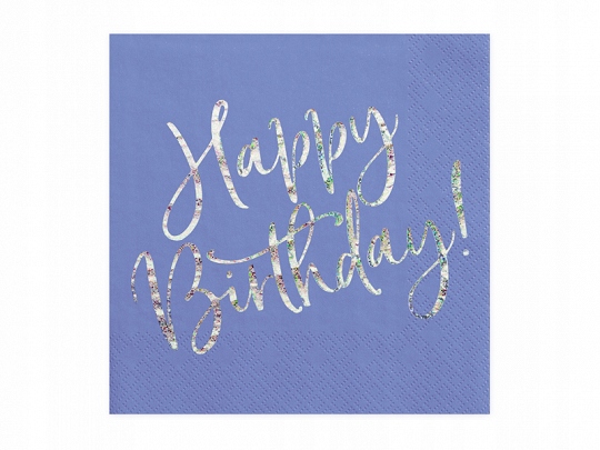 

Serwetki Urodzinowe happy birthday chusteczki