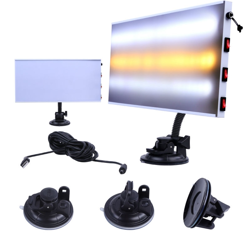 Tablica Led Pdr naprawa bez lakierowania usuwanie wgnieceń lampa cieniowa