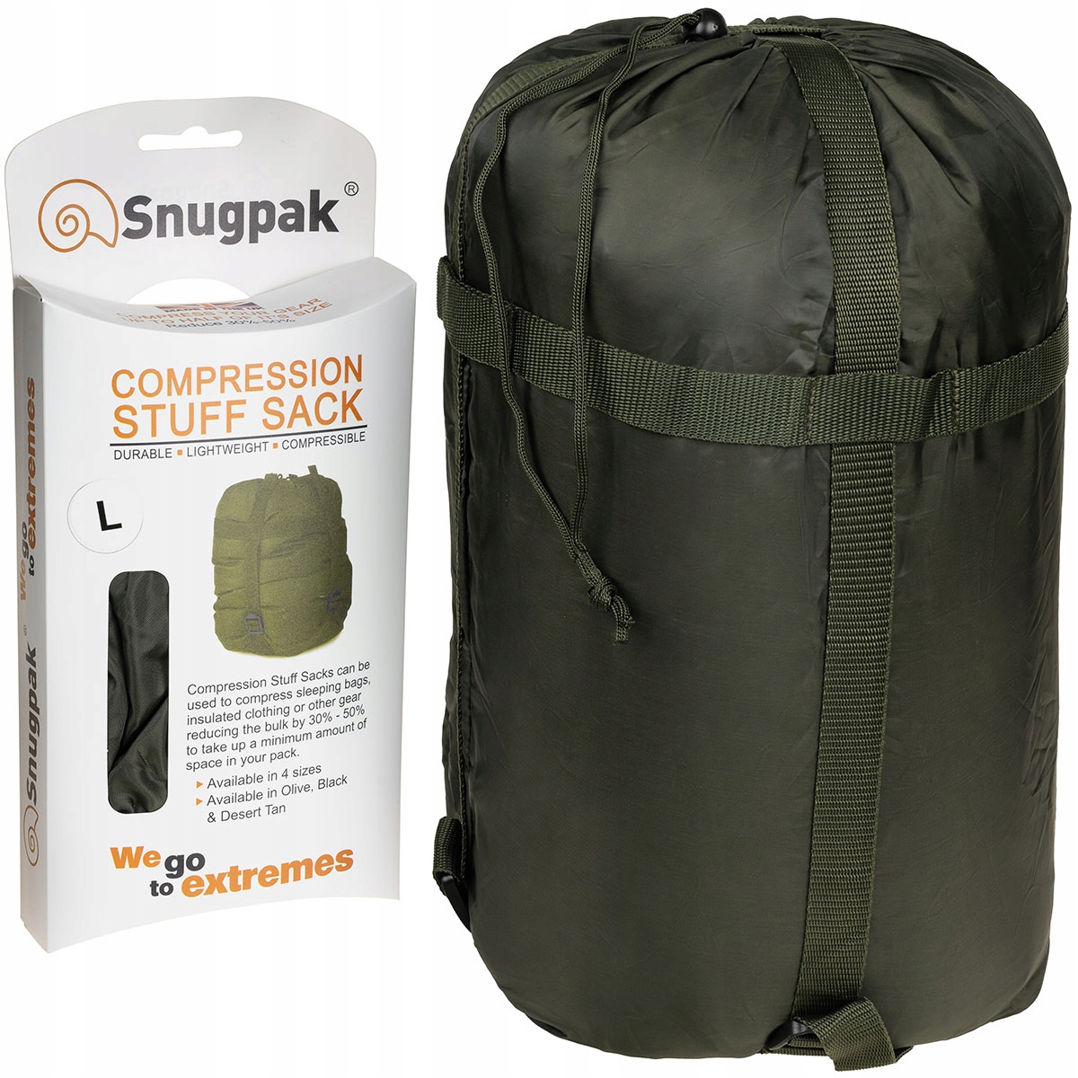 

Snugpak Duży Worek Kompresyjny Stuff Sack Olive L