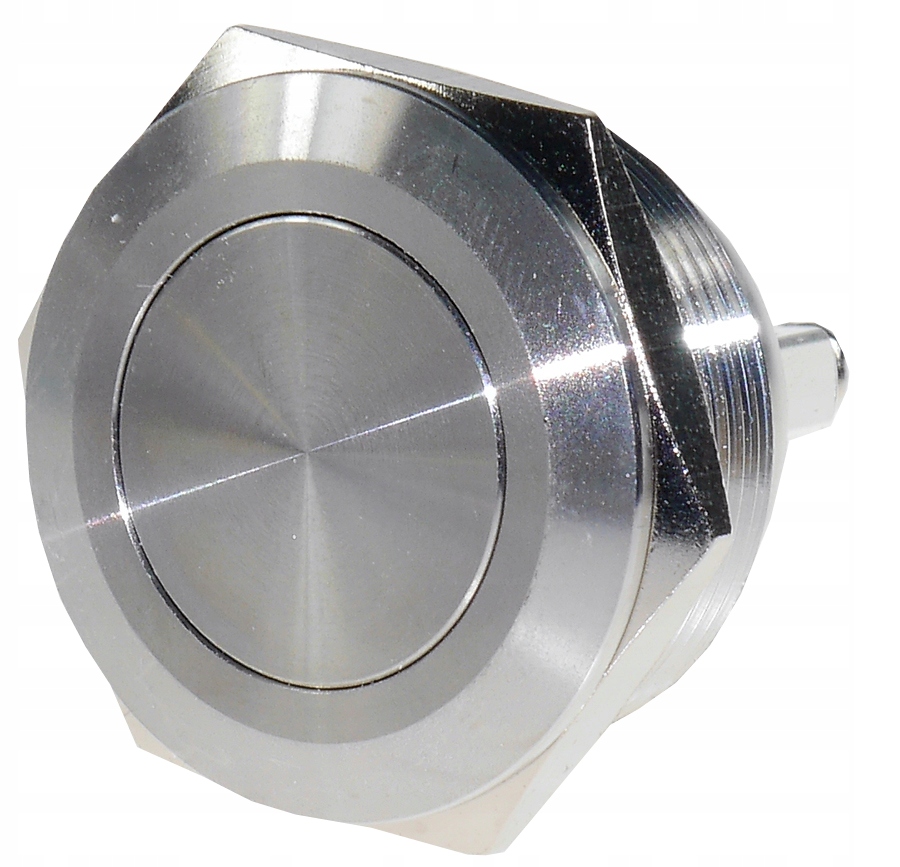 

Przycisk Wandaloodporny 25mm Chwilowy 2A/250V Pła