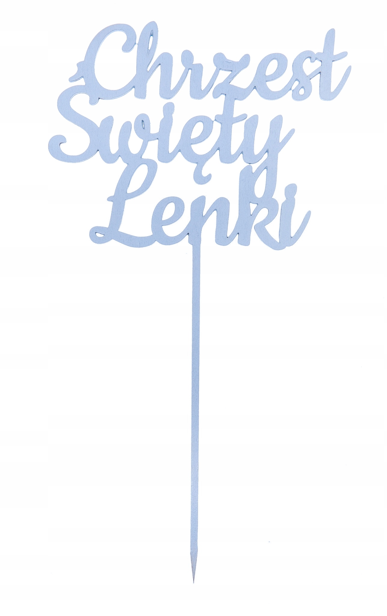 TOPPER NA TORT NAPIS ozdoby CHRZEST ŚWIĘTY + IMIĘ