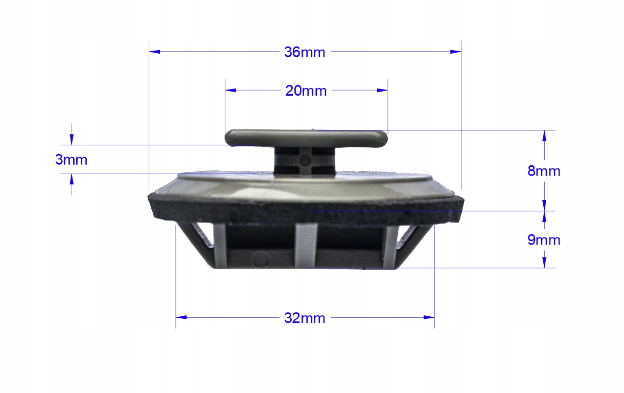 SPINKA ZAŚLEPKA LISTWY PROGOWEJ PROGU DO MAZDA 2 3 5 6 CX-3 CX-5 CX-7 CX-30 Numer katalogowy części BP4L51SJ3