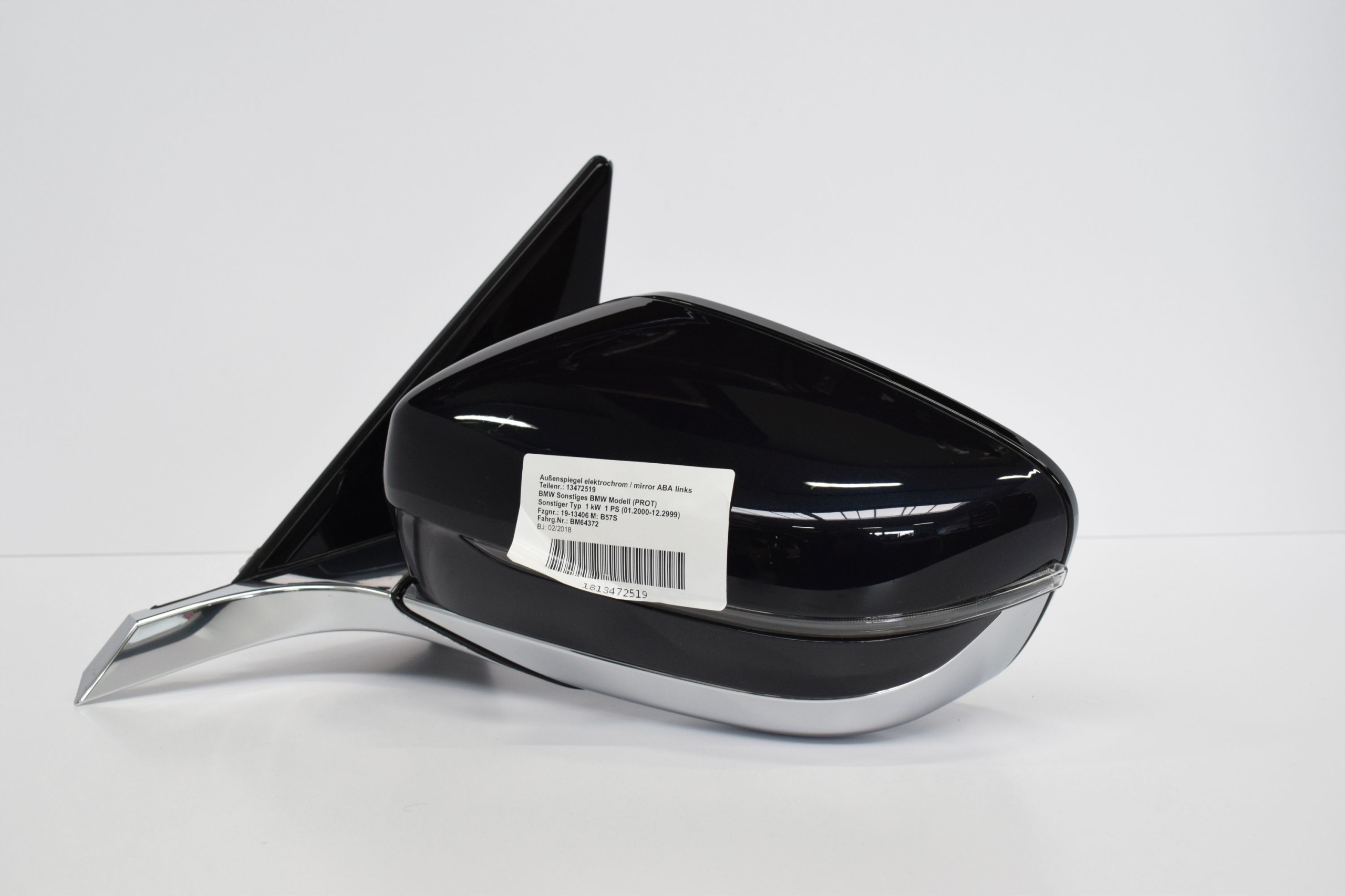 mirror complete left BMW 7 G11 G12 5 vertical