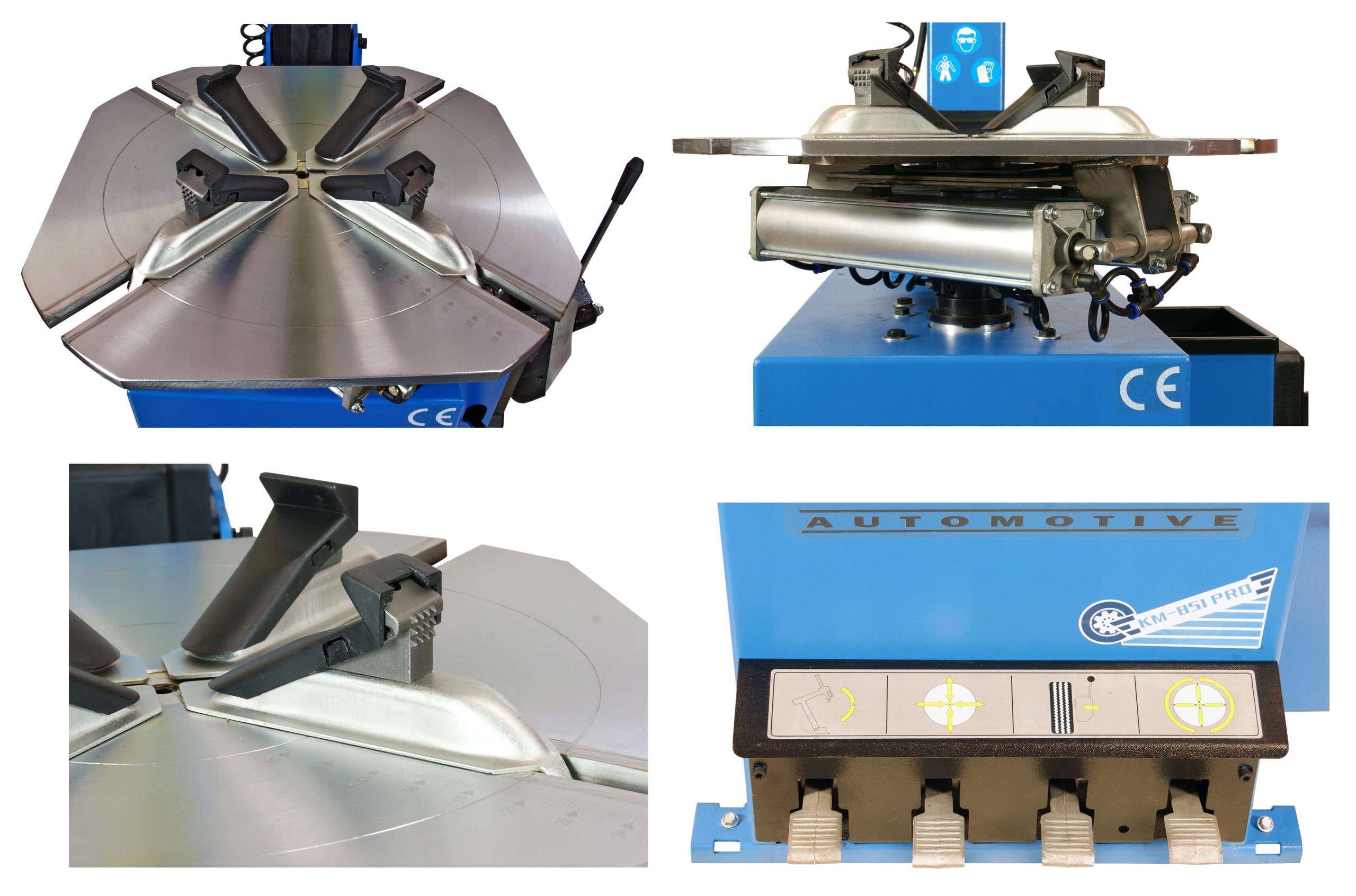Montazownica do kol KM 851 Wywazarka KW971 Kupczyk Weight with packaging 330 kg