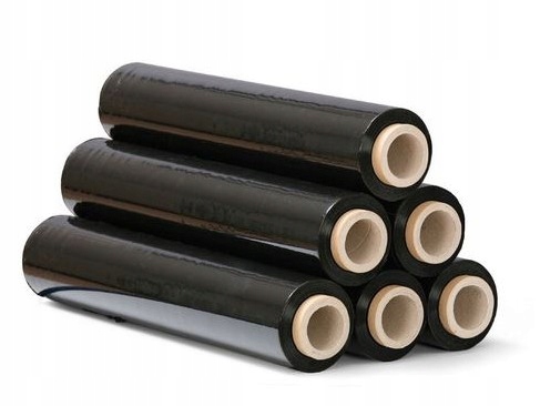 Folia strecz stretch 2,5KG NETTO Czarna 10 sztuk