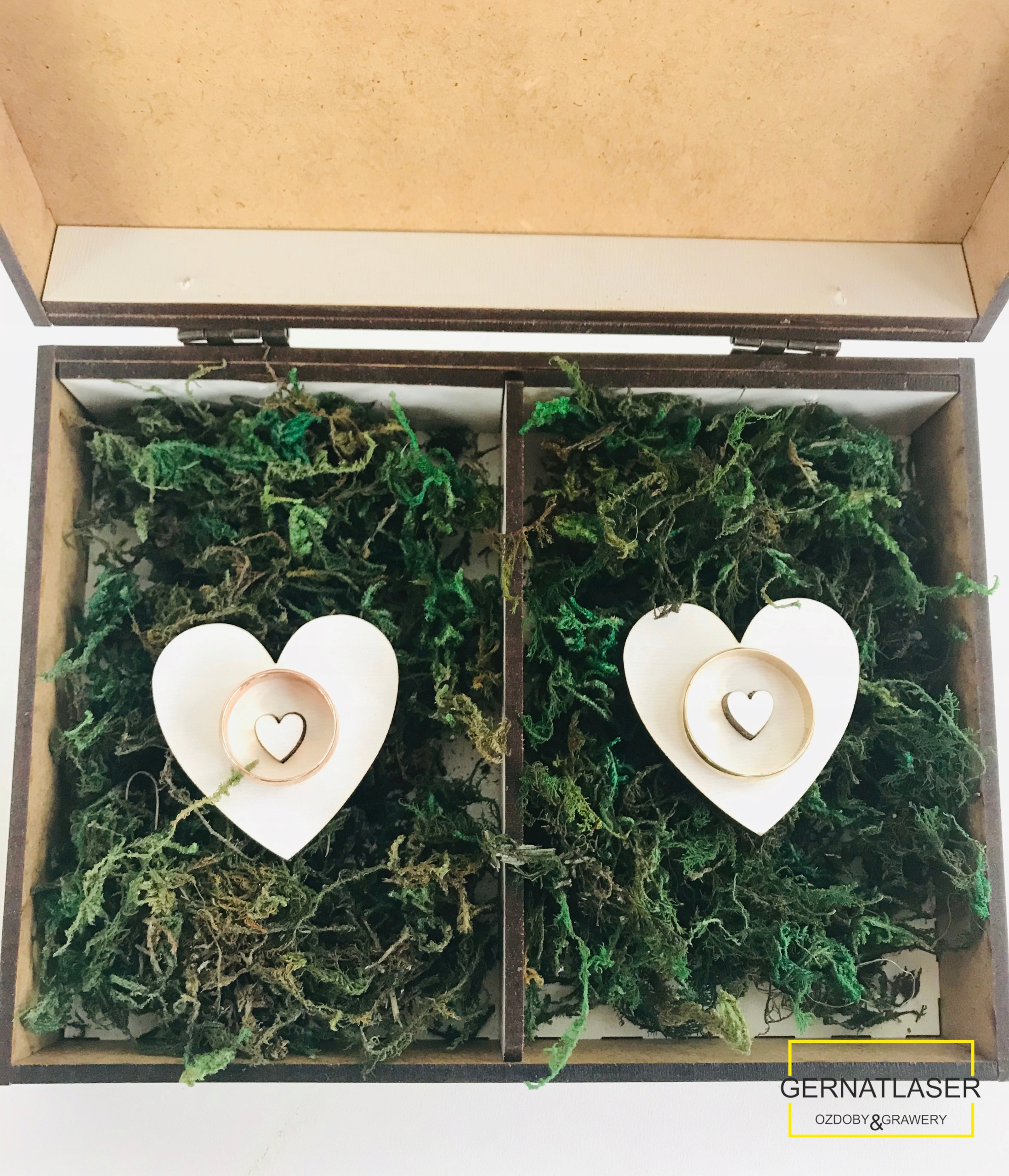 Pudełko Na Koperty i Obrączki Rustykalne KOMPLET EAN (GTIN) 5903890405151