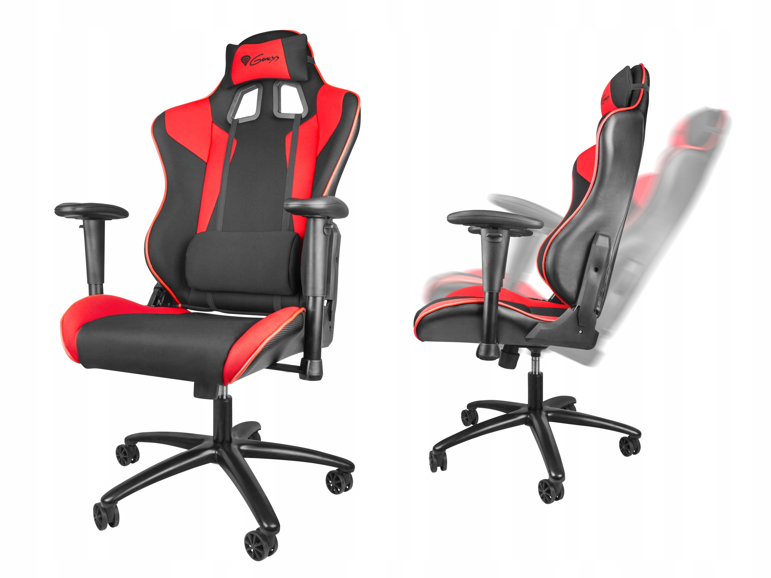 Fotel Gamingowy Genesis Nitro 770 Czarno-czerwony NFG-0751-Zdjęcie-0