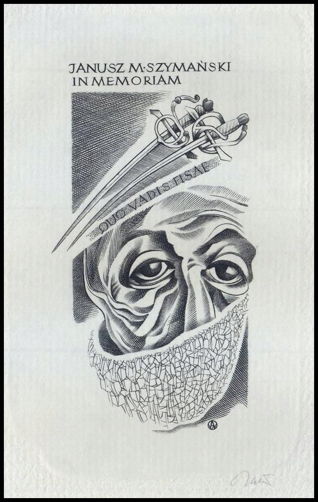 Jakubowski Wojciech 2000 Exlibris C2 Quo Vadis 813