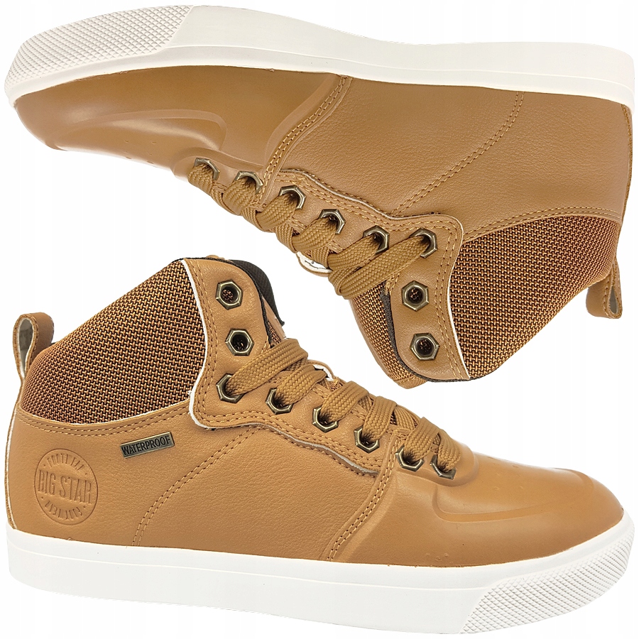 

Wodoodporne buty Big Star camel EE274172 38