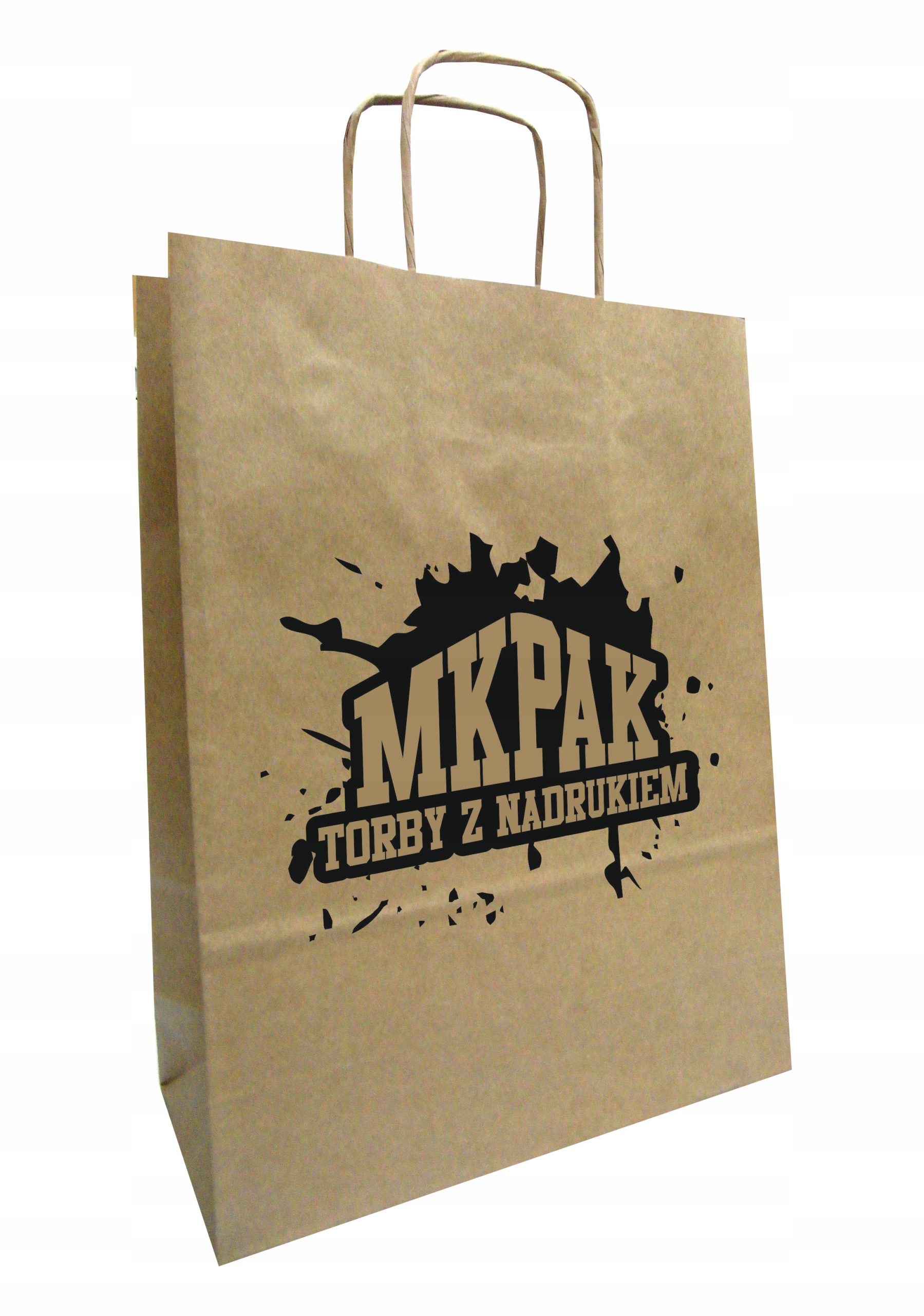 

Torba Papierowa Eko Z Nadrukiem 30x17x34 100 Szt