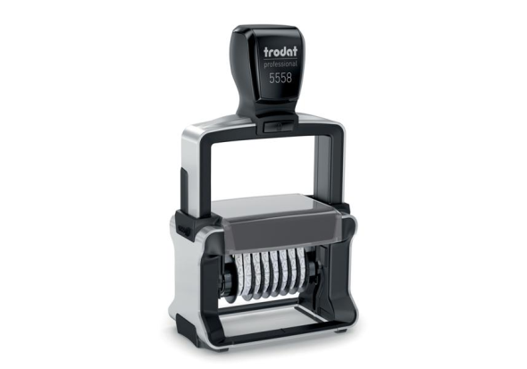 Pieczątka szkieletowa numerator Trodat 5558 + guma