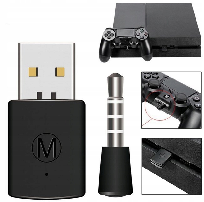 

Adapter Słuchawki Audio Bluetooth 4.0 Sony PS4