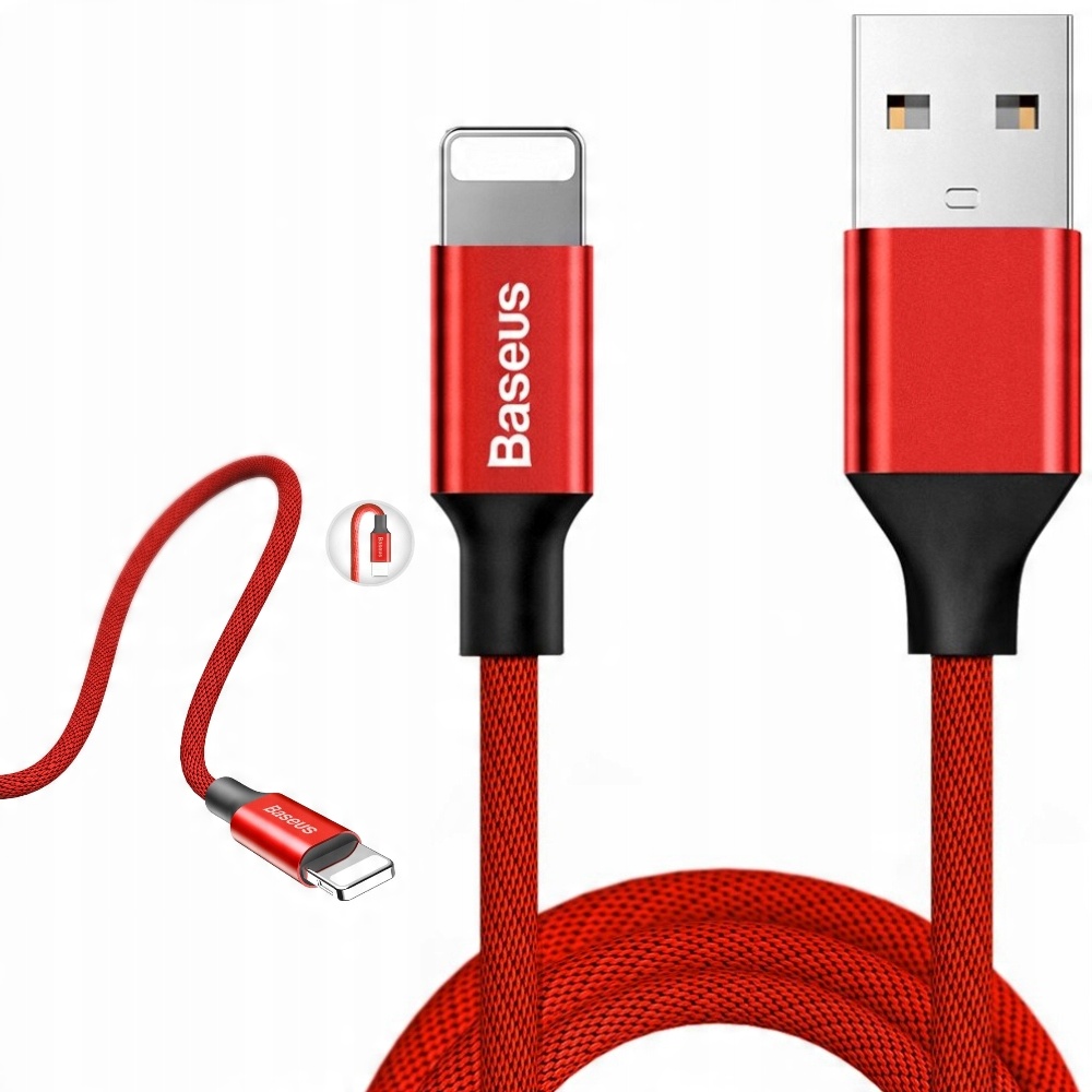 

Kabel Przewód Baseus Oplot Do Iphone 6S/7/8/X 1,8M