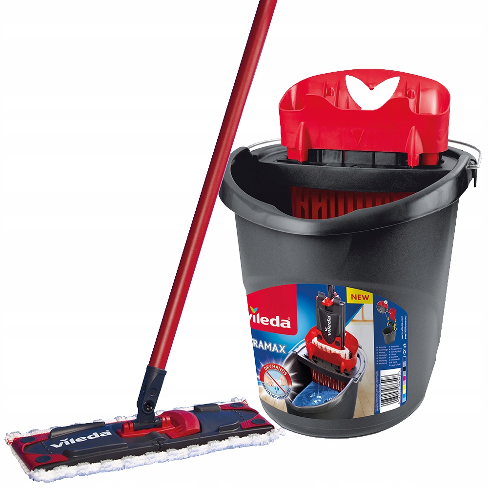 Levně Vileda UltraMax sada Mop Plochý+Vědro+Odšťavňovač