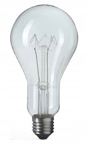 

Żarówka tradycyjna E40 300W 230V przezroczysta