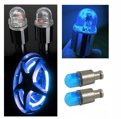 WENTYLE SWIECĄCE NAKŁADKI DIODY LED NA KOŁA TUNING