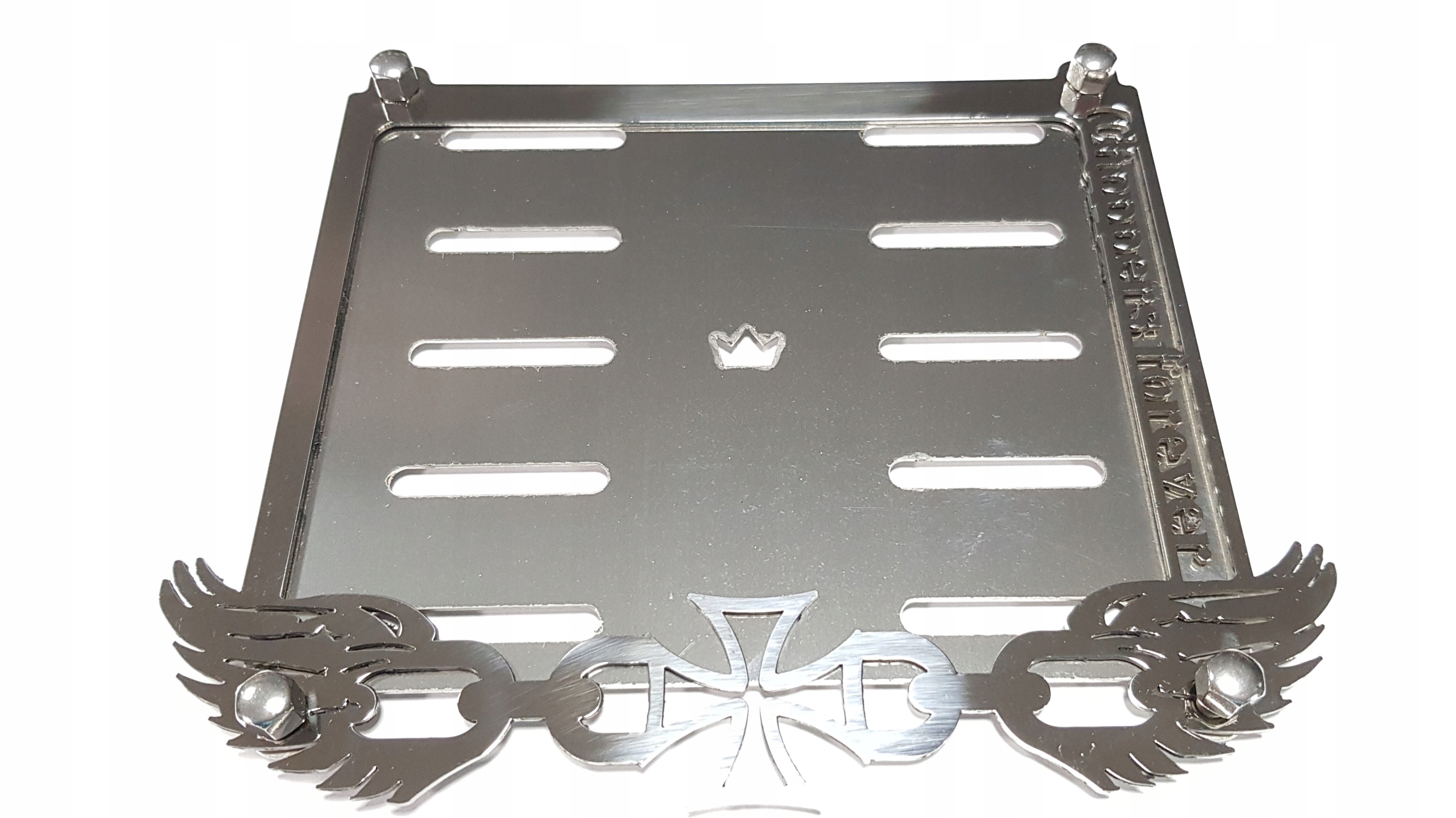 RAMKA TABLICY REJESTRACYJNEJ MOTOCYKLA SILVER WING