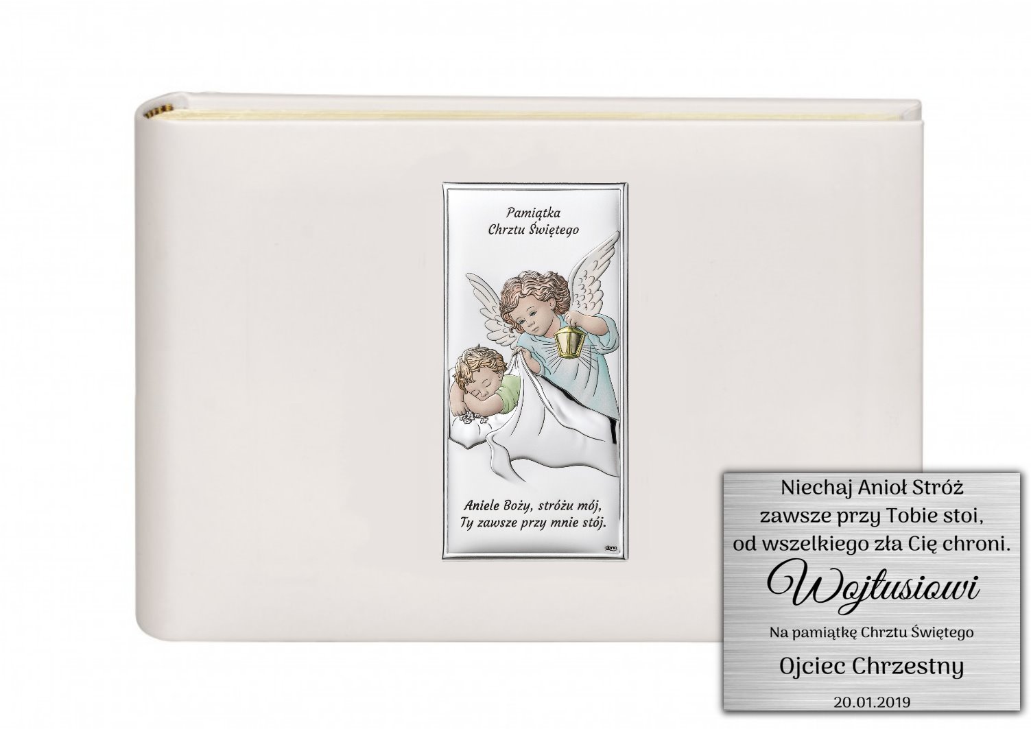 

Album Pamiątka Chrztu Chrzest Grawer