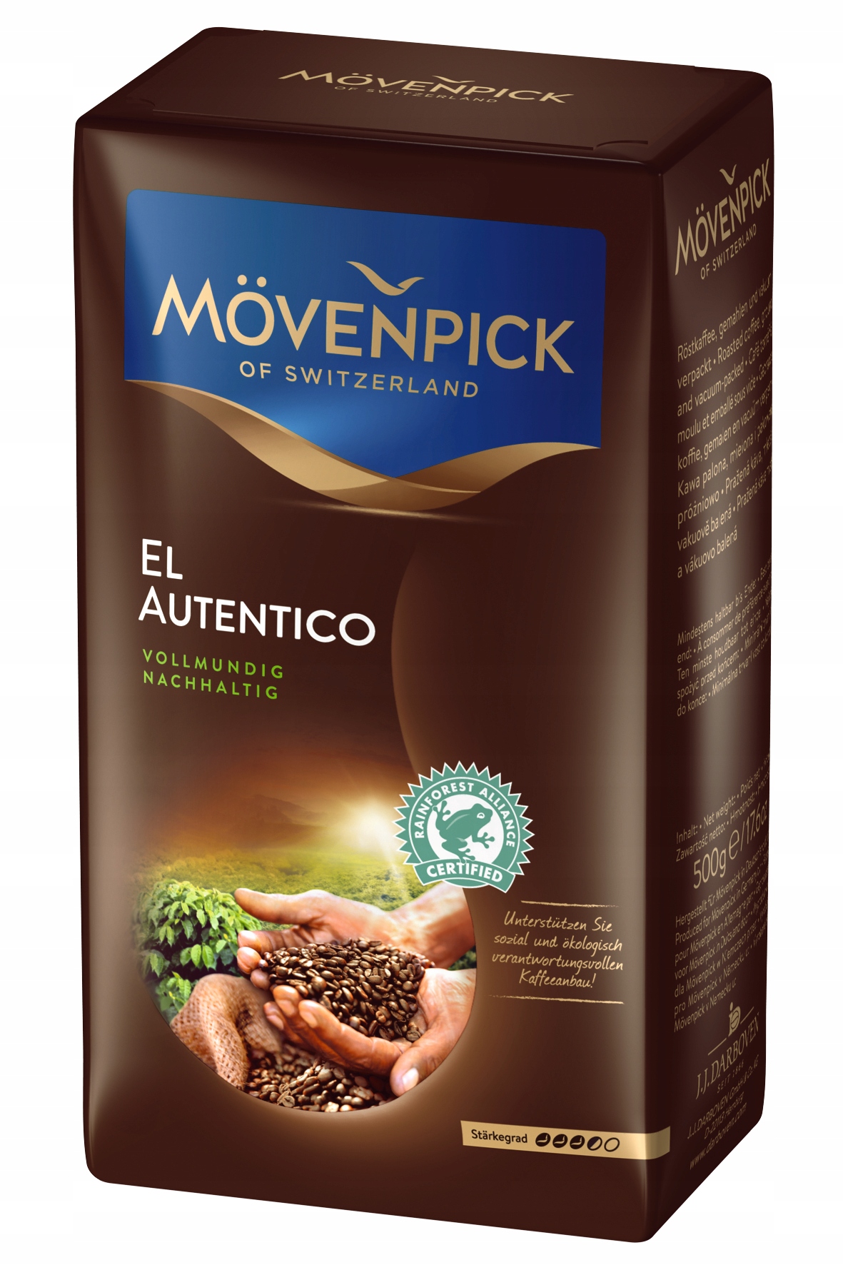 Levně Mletá káva Movenpick El Authentico 500 g Arabica ekologická