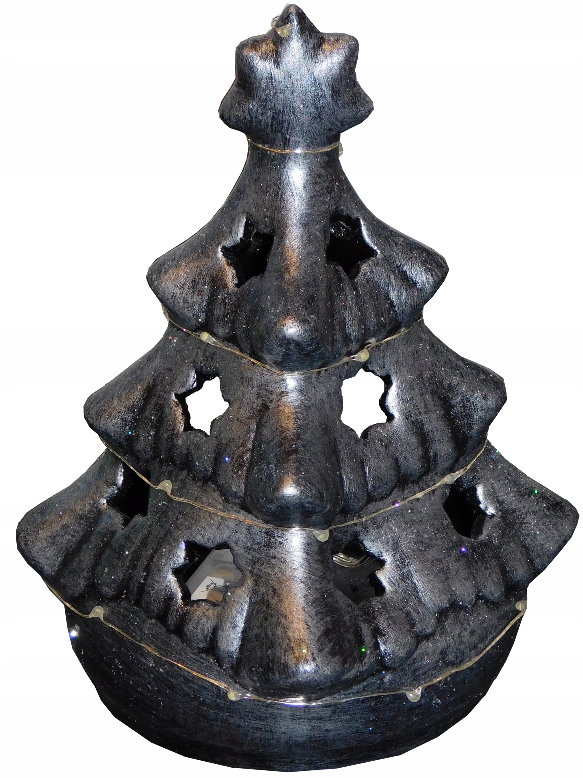 CHOINKA CERAMICZNA ŚWIECĄCA LED BOŻE NARODZENIE Marka inna