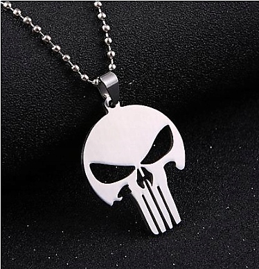 

Wisiorek srebrny srebro Czacha Skull Gothic
