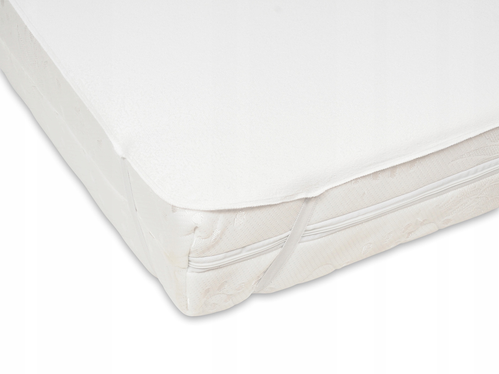 BIAŁY PORZĄDNY OCHRANIACZ NA MATERAC 80/200 CM Kod producenta 02477