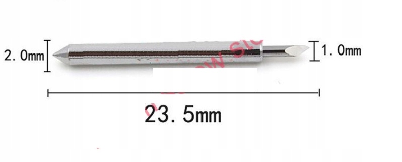 

Nóż nożyk do plotera Roland 60 stopni 1mm 2mm