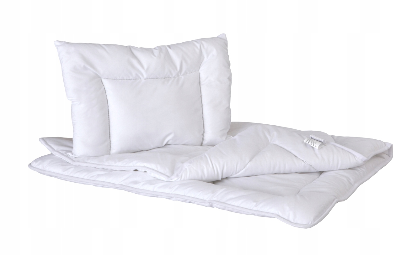 Kołdra 120x60 + poduszka Antyalergiczna Dziecięca Do Łóżeczka Przedszkola