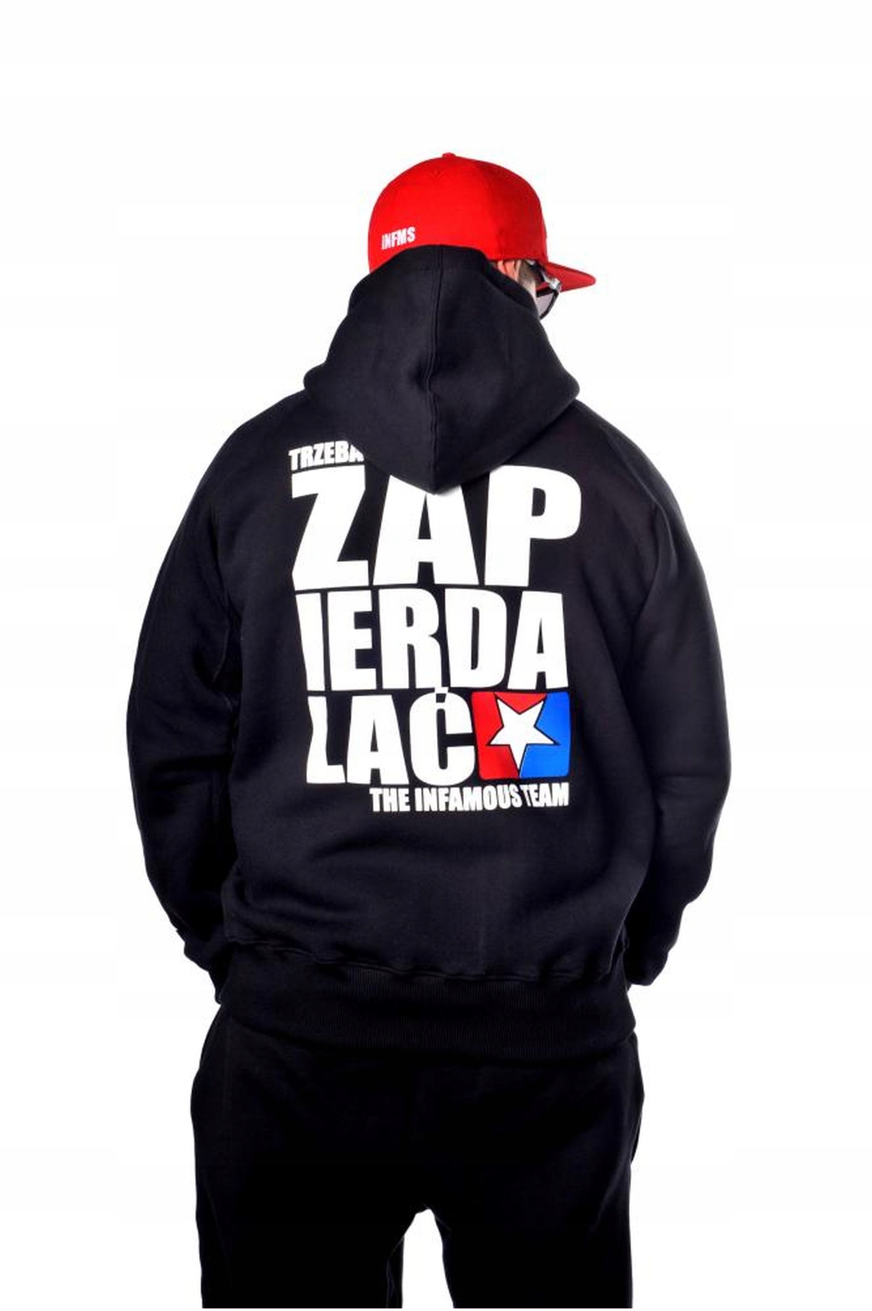 

Bluza XXL Trzeba Zapierdalać Infamous Team + Wlepy