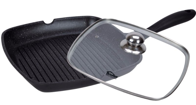 PATELNIA GRILLOWA z pokrywą 28 cm 3/ 4643