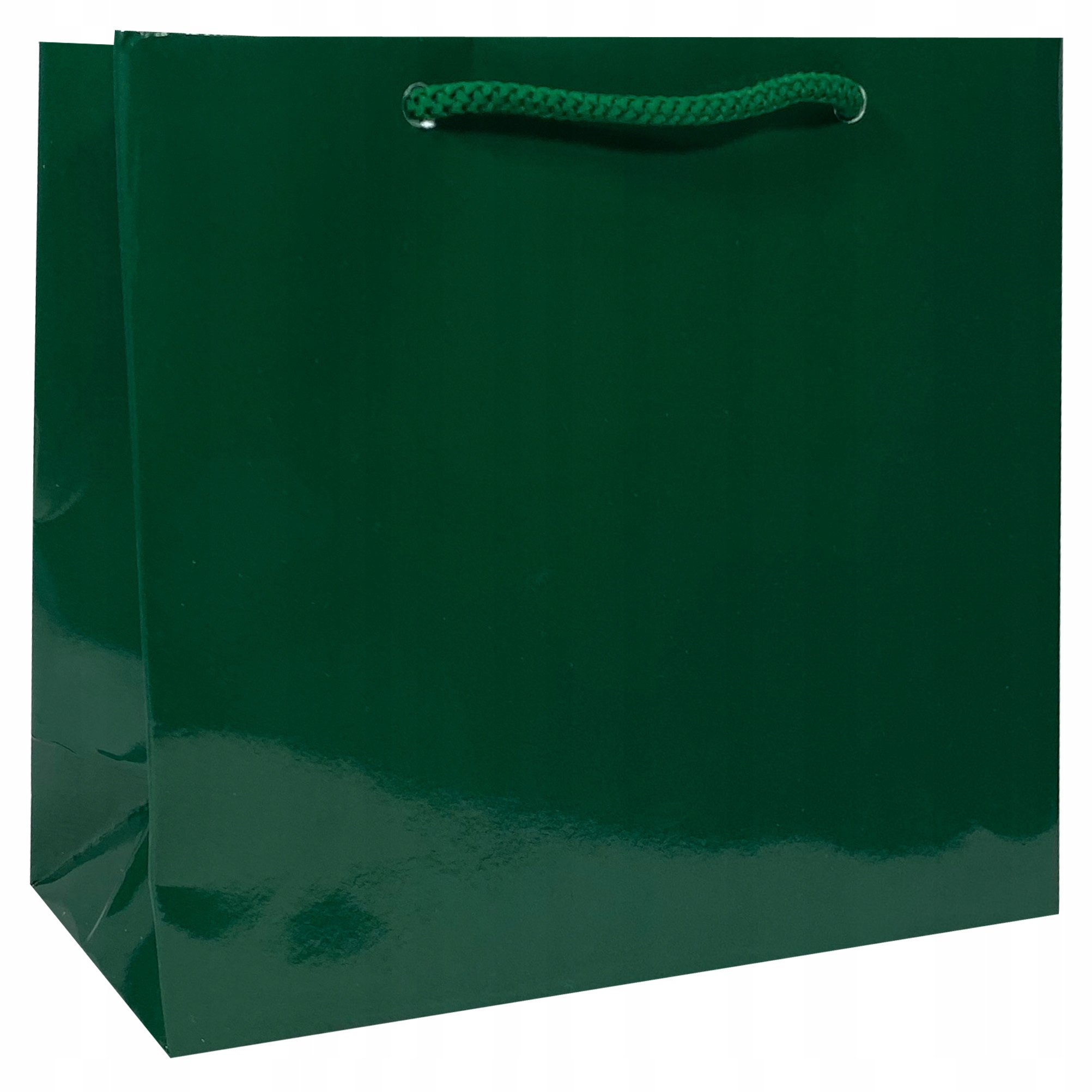 

Torebka papierowa laminowana Zielona 17,5x6,5x15,5