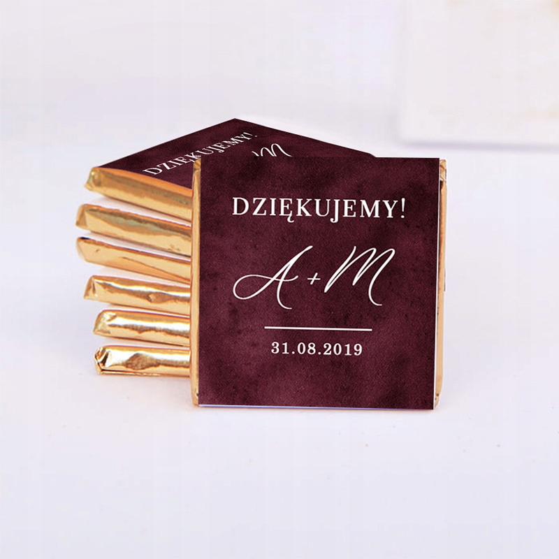 

Czekoladka ślubna personalizowana Marsala