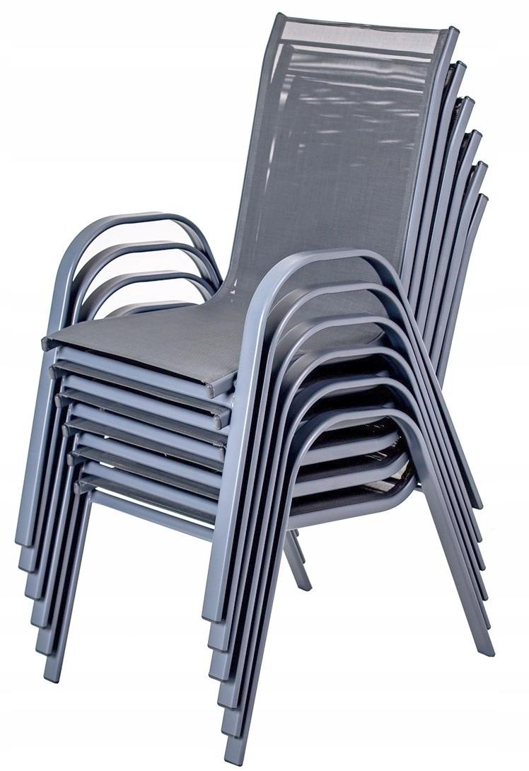 KOMPLET MEBLI OGRODOWYCH NA TARAS STÓŁ + 6 KRZESEŁ Linia MAT-150