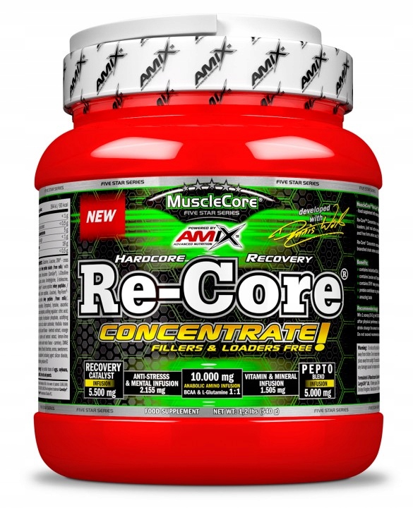 Amix Re-core Potréninková příchuť citronová 540 g