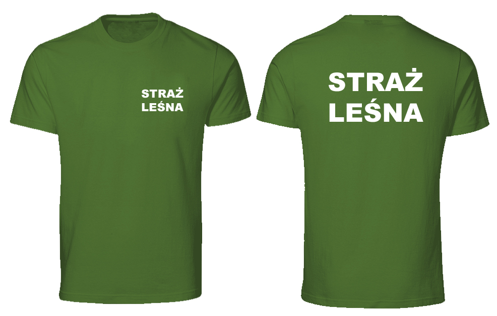 

Koszulka z nadrukiem Straż Leśna, S-xxl
